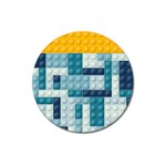 Lego, Background, Dots Magnet 3  (Round)