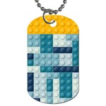 Lego, Background, Dots Dog Tag (One Side)