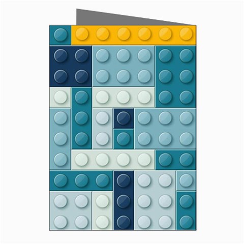 Lego, Background, Dots Greeting Cards (Pkg of 8) from ArtsNow.com Right