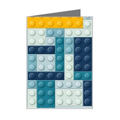 Lego, Background, Dots Mini Greeting Card from ArtsNow.com Left