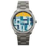 Lego, Background, Dots Sport Metal Watch