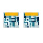 Lego, Background, Dots Cufflinks (Square)