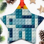 Lego, Background, Dots Star Ornament (Two Sides)