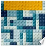 Lego, Background, Dots Canvas 12  x 12 