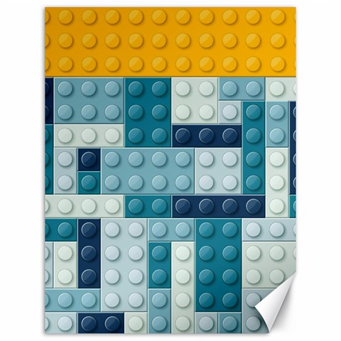 Lego, Background, Dots Canvas 12  x 16  from ArtsNow.com 11.86 x15.41  Canvas - 1