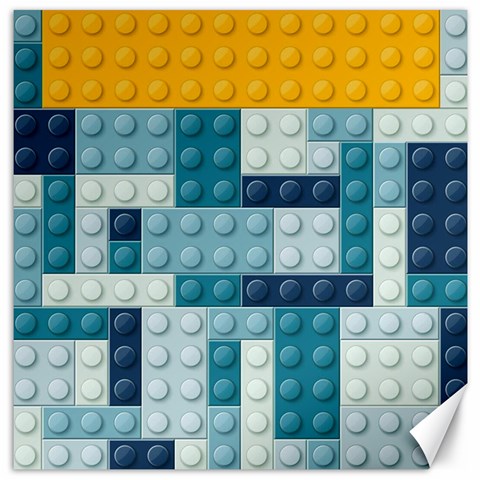 Lego, Background, Dots Canvas 16  x 16  from ArtsNow.com 15.2 x15.41  Canvas - 1