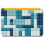 Lego, Background, Dots Large Doormat