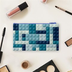 Lego, Background, Dots Cosmetic Bag (Small) from ArtsNow.com Back