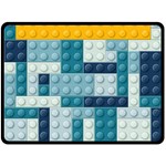 Lego, Background, Dots Fleece Blanket (Large)