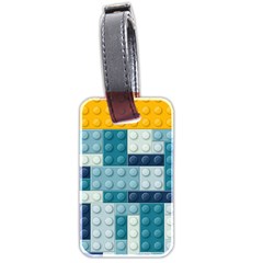 Lego, Background, Dots Luggage Tag (two sides) from ArtsNow.com Back