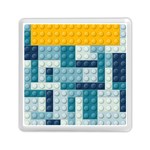 Lego, Background, Dots Memory Card Reader (Square)