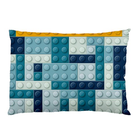 Lego, Background, Dots Pillow Case (Two Sides) from ArtsNow.com Back