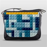 Lego, Background, Dots Messenger Bag