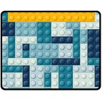 Lego, Background, Dots Two Sides Fleece Blanket (Medium)