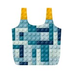 Lego, Background, Dots Full Print Recycle Bag (M)