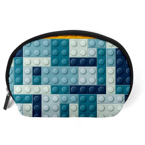 Lego, Background, Dots Accessory Pouch (Large) from ArtsNow.com Back