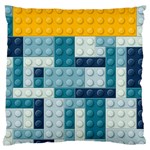 Lego, Background, Dots Standard Premium Plush Fleece Cushion Case (Two Sides)