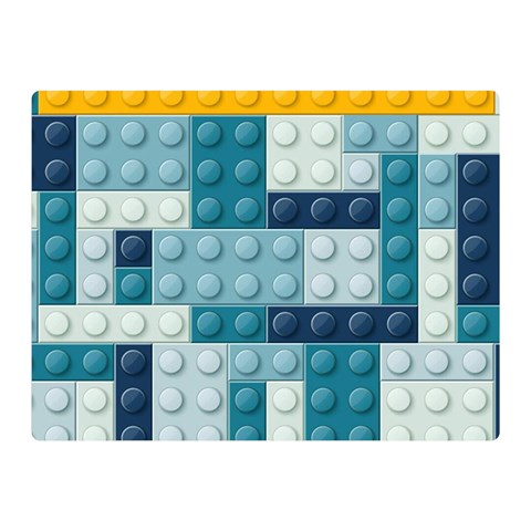 Lego, Background, Dots Two Sides Premium Plush Fleece Blanket (Mini) from ArtsNow.com 35 x27  Blanket Front