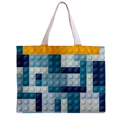 Lego, Background, Dots Zipper Mini Tote Bag from ArtsNow.com Front