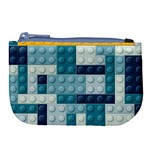 Lego, Background, Dots Large Coin Purse