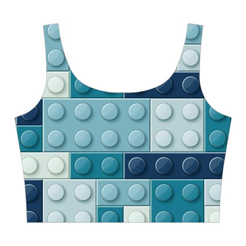 Lego, Background, Dots Midi Sleeveless Dress from ArtsNow.com Top Back