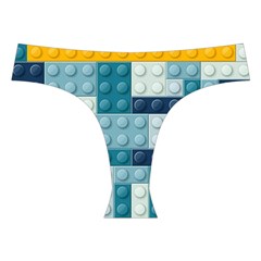 Lego, Background, Dots Cross Back Hipster Bikini Set from ArtsNow.com Front Under