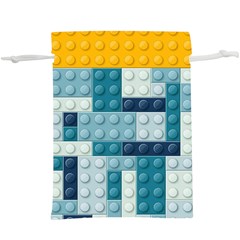 Lego, Background, Dots Lightweight Drawstring Pouch (XL) from ArtsNow.com Front