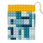 Lego, Background, Dots Drawstring Pouch (4XL)