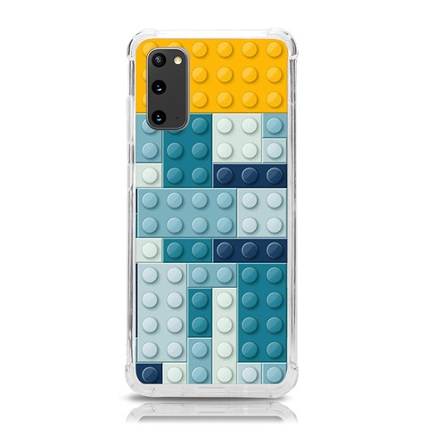 Lego, Background, Dots Samsung Galaxy S20 6.2 Inch TPU UV Case from ArtsNow.com Front