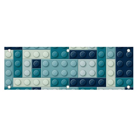 Lego, Background, Dots Banner and Sign 6  x 2  from ArtsNow.com Front