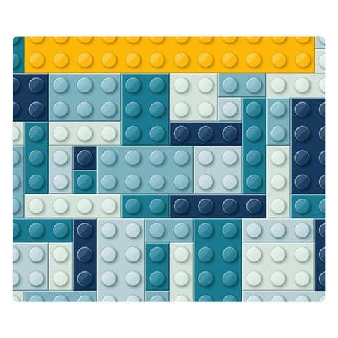 Lego, Background, Dots Premium Plush Fleece Blanket (Small) from ArtsNow.com 50 x40  Blanket Front