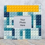 Lego, Background, Dots White Wall Photo Frame 5  x 7 