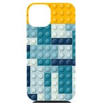 Lego, Background, Dots iPhone 14 Black UV Print Case