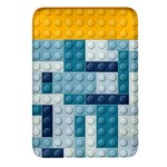 Lego, Background, Dots Rectangular Glass Fridge Magnet (4 pack)