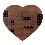 Lego, Background, Dots Heart Wood Jewelry Box