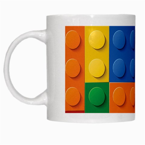 Lego, Constructor White Mug from ArtsNow.com Left