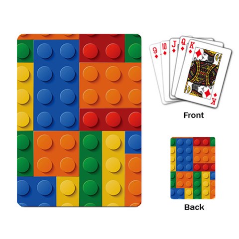 Lego, Constructor Playing Cards Single Design (Rectangle) from ArtsNow.com Back