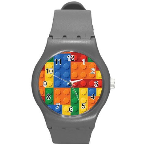 Lego, Constructor Round Plastic Sport Watch (M) from ArtsNow.com Front