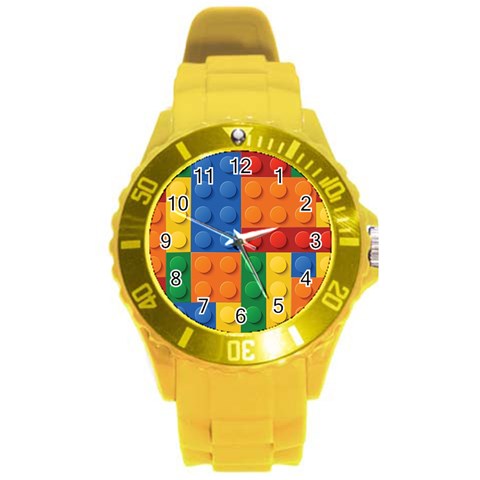 Lego, Constructor Round Plastic Sport Watch (L) from ArtsNow.com Front