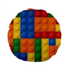 Lego, Constructor Standard 15  Premium Flano Round Cushions from ArtsNow.com Front