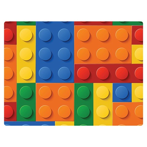 Lego, Constructor Two Sides Premium Plush Fleece Blanket (Baby Size) from ArtsNow.com 40 x30  Blanket Front