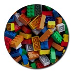 Lego, Toy Block, Colorfulness, Kids Round Mousepad