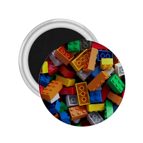 Lego, Toy Block, Colorfulness, Kids 2.25  Magnets from ArtsNow.com Front