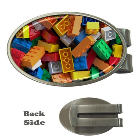 Lego, Toy Block, Colorfulness, Kids Money Clips (Oval)  from ArtsNow.com Front