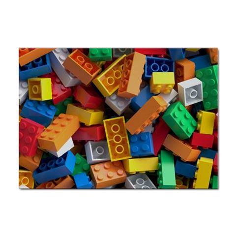 Lego, Toy Block, Colorfulness, Kids Sticker A4 (100 pack) from ArtsNow.com Front