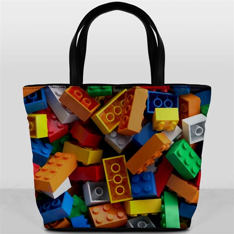 Lego, Toy Block, Colorfulness, Kids Bucket Bag from ArtsNow.com Front