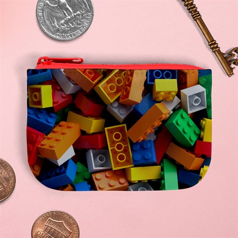 Lego, Toy Block, Colorfulness, Kids Mini Coin Purse from ArtsNow.com Front