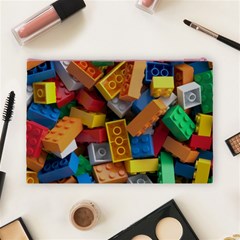 Lego, Toy Block, Colorfulness, Kids Cosmetic Bag (Large) from ArtsNow.com Back