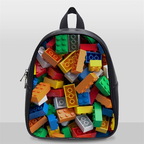 Lego, Toy Block, Colorfulness, Kids School Bag (Small) from ArtsNow.com Front