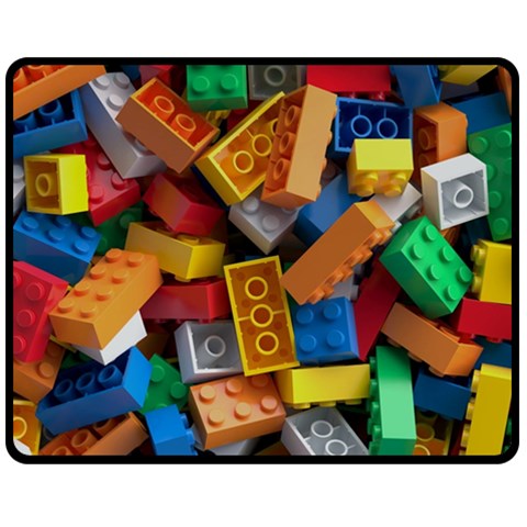 Lego, Toy Block, Colorfulness, Kids Fleece Blanket (Medium) from ArtsNow.com 60 x50  Blanket Front